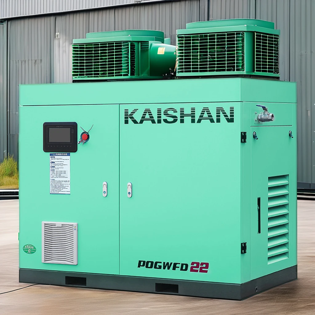 Kaishan Oil Free Variable Speed Screw Air Compressor for Medical 22kw/30