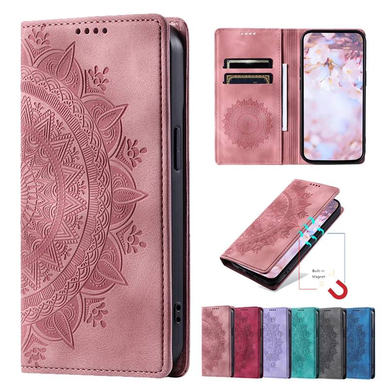 

Strong Magnetic Wallet Case for OPPO A78 A58 A38 A17 A55 A53 A73 A52 A15 A74 A16 A54S PU Leather Stand Flip Cover