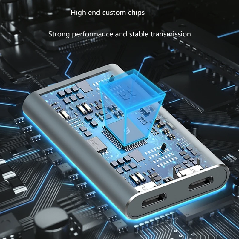 AR Glasses Charging Adapter Power Module Enjoy Uninterrupted Gaming and Movies Aluminum Alloy Shells Charging Modules