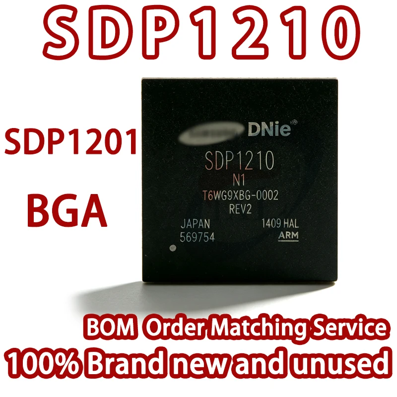 100% Brand New Import SDP1210 SDP1210N1 SDP1211 SDP1211Fox-VE BGA TV-Specific DNIE Image Quality Processing + Main Control SoC