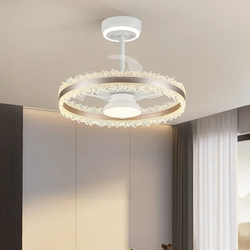 Modernes Licht, Luxus-Ventilatorlicht, unsichtbare Integration, Deckenventilator für Esszimmer, Schlafzimmer, neuer Wind, leise