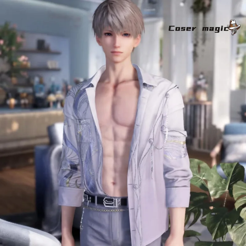 

Love And Deepspace Xavier Cosplay Costume Shirt Uniform Halloween Carnival Party Christmas Play Role Clothes Clothing