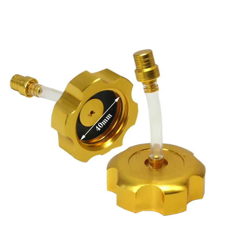 40mm CNC Universal Motorcycle Aluminum Gas Fuel Tank Cap Breather Vent ATV Dirt Pit Bike 110cc 125cc 150CC ATV image 3