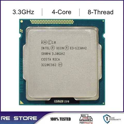 Intel Xeon E3 1230 V2 1230V2 3.3GHz 4-Core LGA 1155 cpu processor
