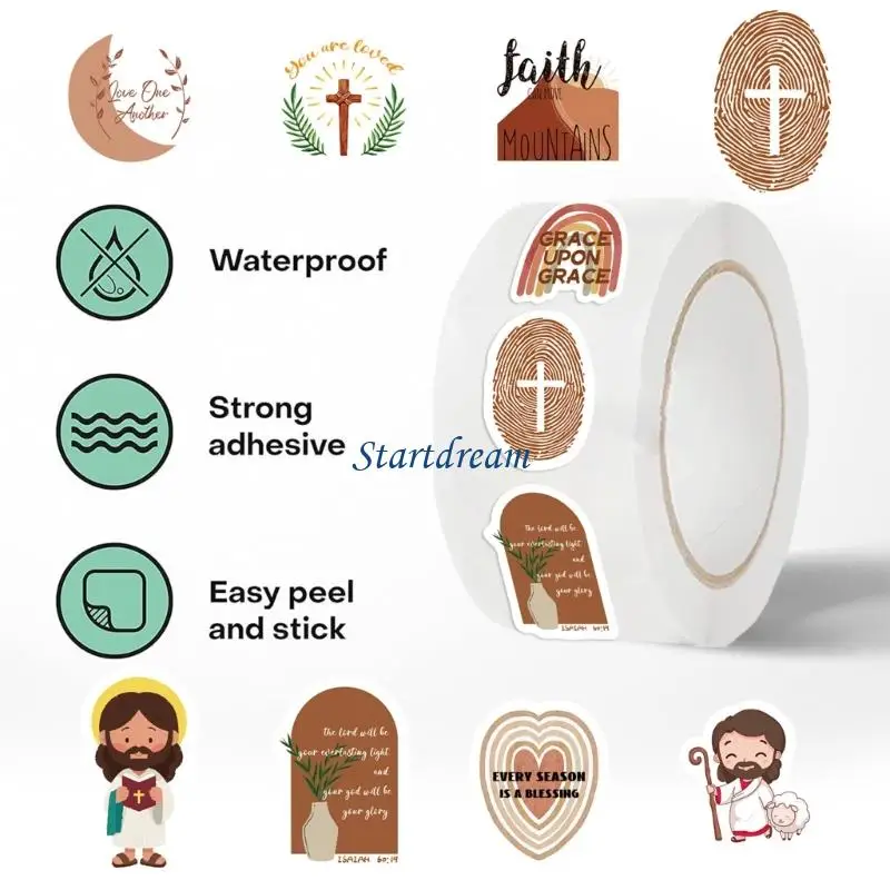 Scrapbooking Sticker Religion Character Sticker Decal Water Bottle Sticker K92C