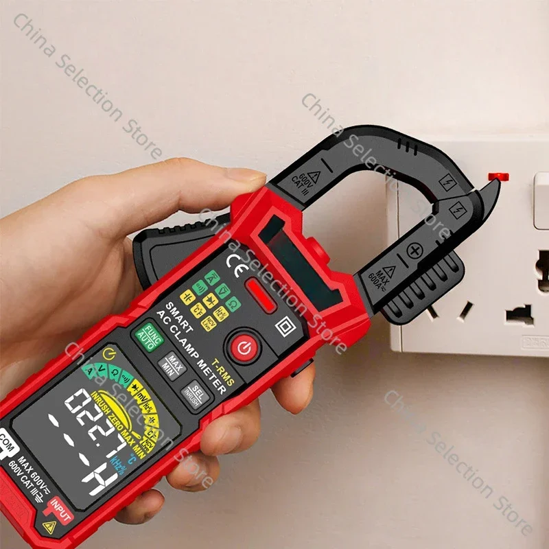 Precision HT205A Clamp Meter High Precision Multimeter True RMS Intelligent Anti-burn Multifunctional Clamp Meter