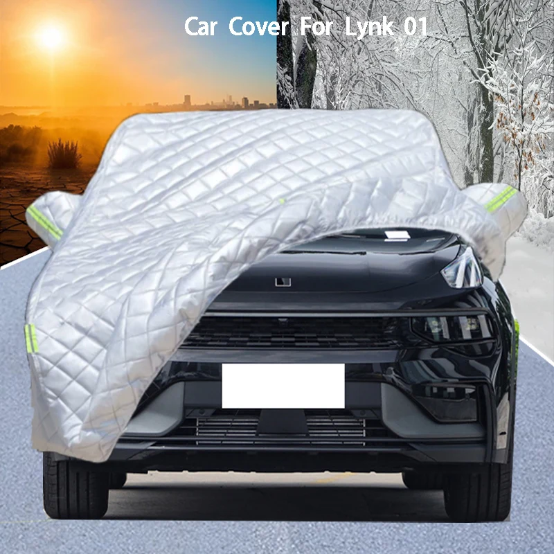

For LYNK 01 CS35 Plus Car Cover Delivers Hail Protection, Scratch Guard, prevents paint Peeling Rain & Snow Resistance