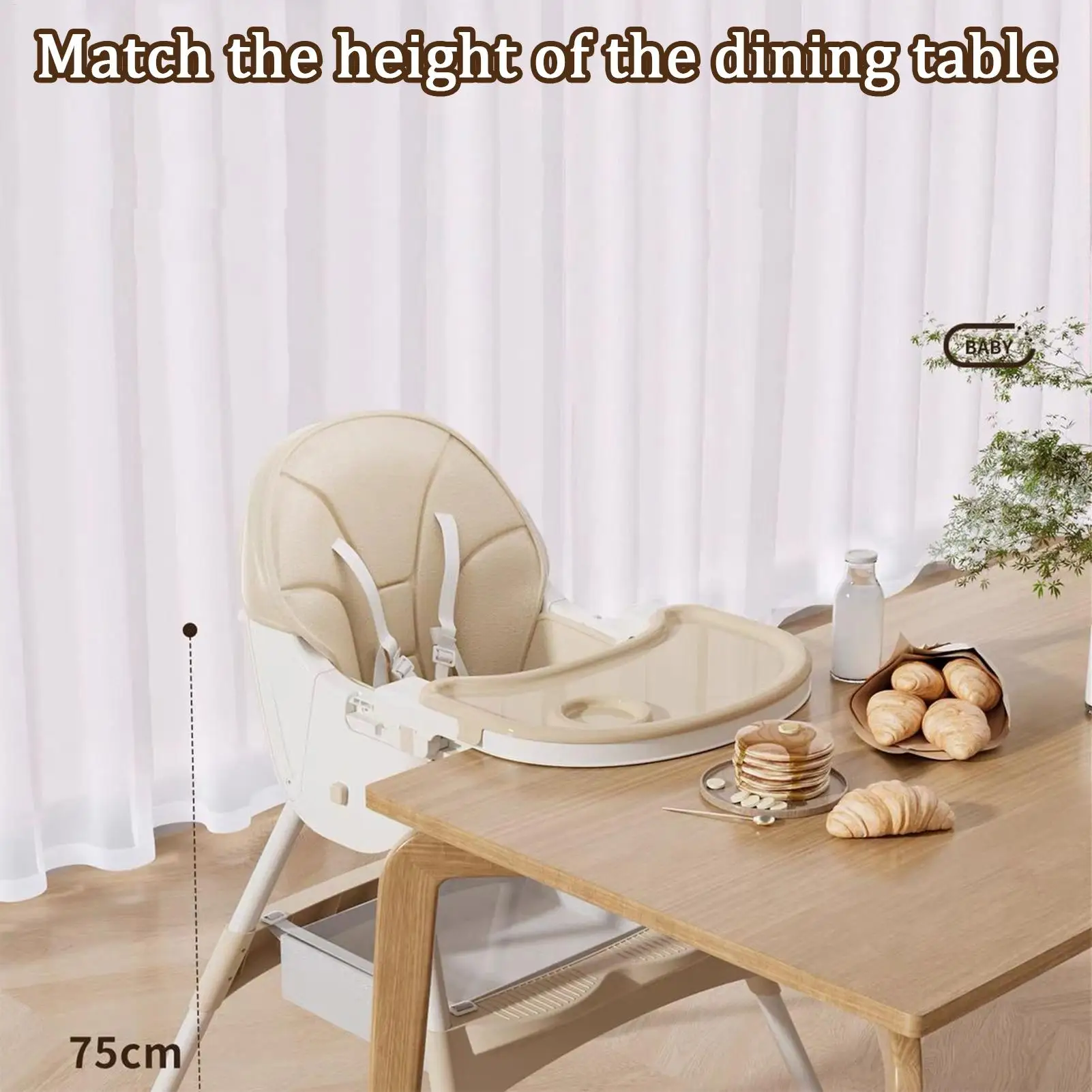 

Портативный стульчик для кормления малышей с функцией шезлонга и шезлонга для детей, аксессуары для кормления в столовой