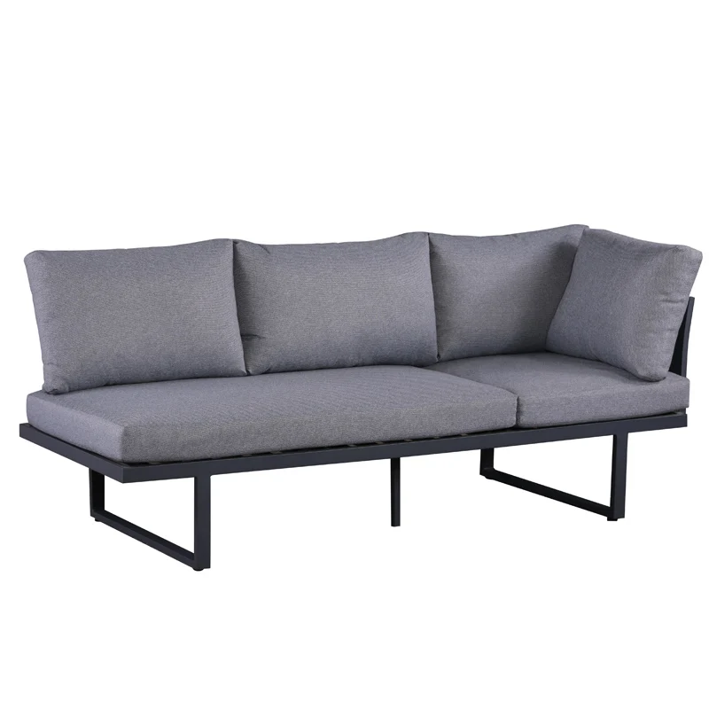 مجموعة أرائك حديقة الفناء الحديثة الخارجية لصالون دي جاردين الفاخر للشرفة