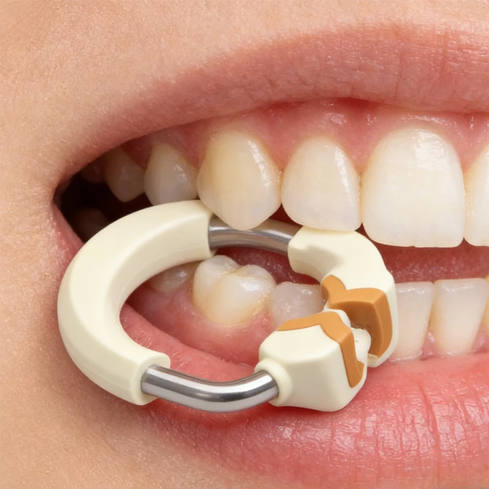 1PC Dental Niti Clamp Ring with Metal Matrices Sectional Contoured Matrix System for Premolar and Molar Restorations