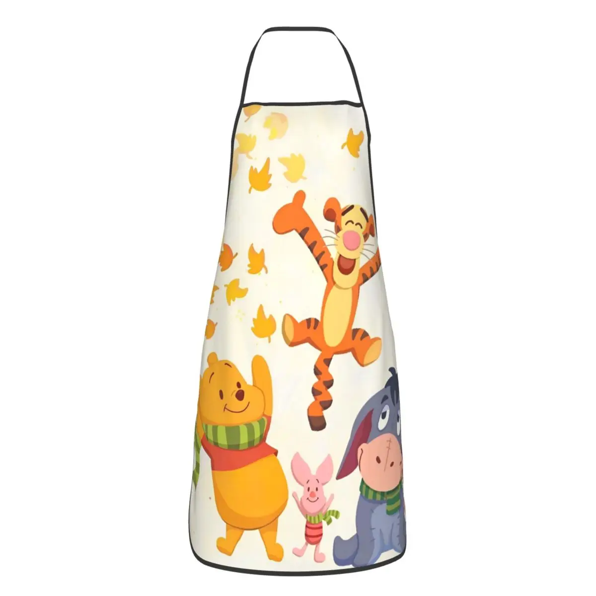 

Фартук «Пух» с медведем Винни-Пухом для женщин и мужчин, садовые нагрудники без рукавов, кухня, приготовление, выпечка, бытовая уборка, столер