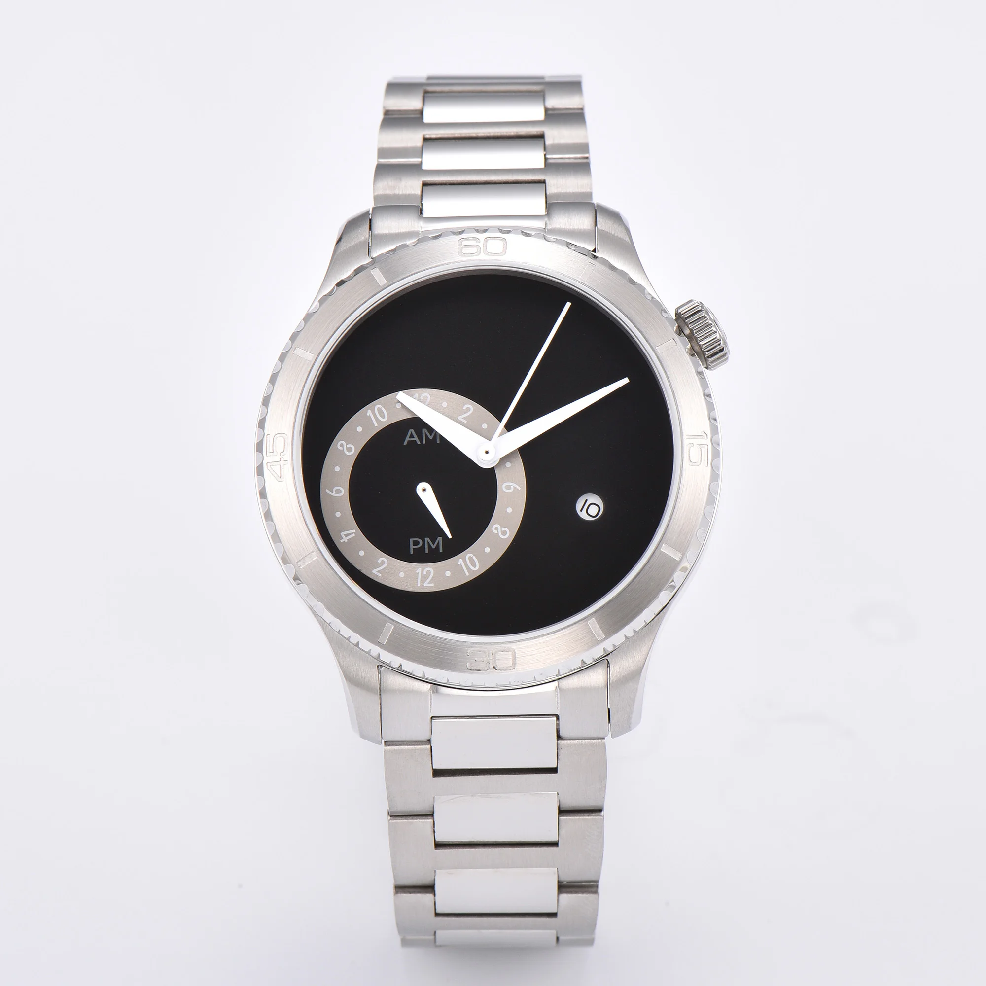 Повседневные механические мужские часы Parnis с серебряным корпусом 41 мм с сапфировым стеклом Miyota 8215, автоматические мужские водонепроницаемые часы reloj hombre