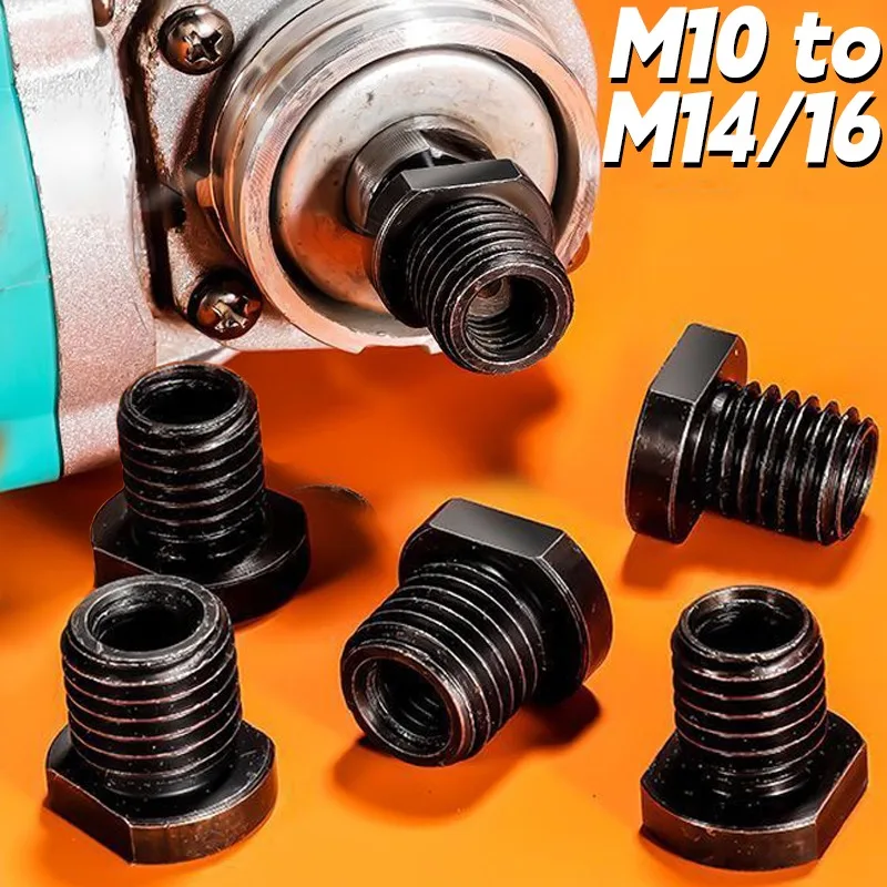 1/10pcs Angle Grinder Attachment Adapter Install Quick Replacement Polishing Machine Interface Thread Converter M10 To M14/M16