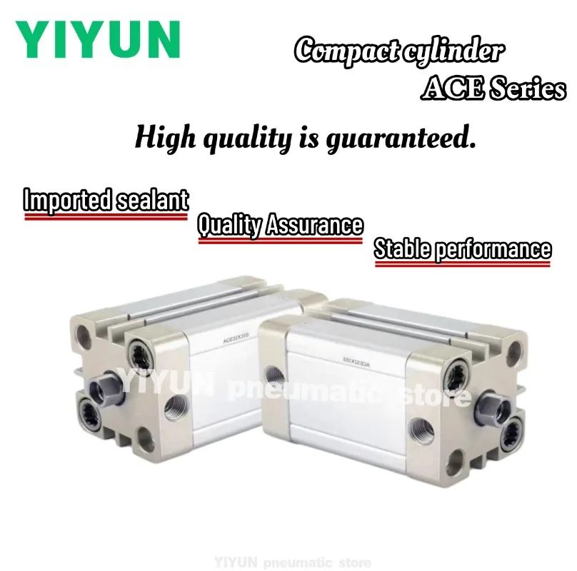 

ACE80/ACE100/ACE125X5 X10X15X20X25X30X35X40X45X50X55X60X70X75X80X90X100 YIYUN Тонкий цилиндр серии ACE