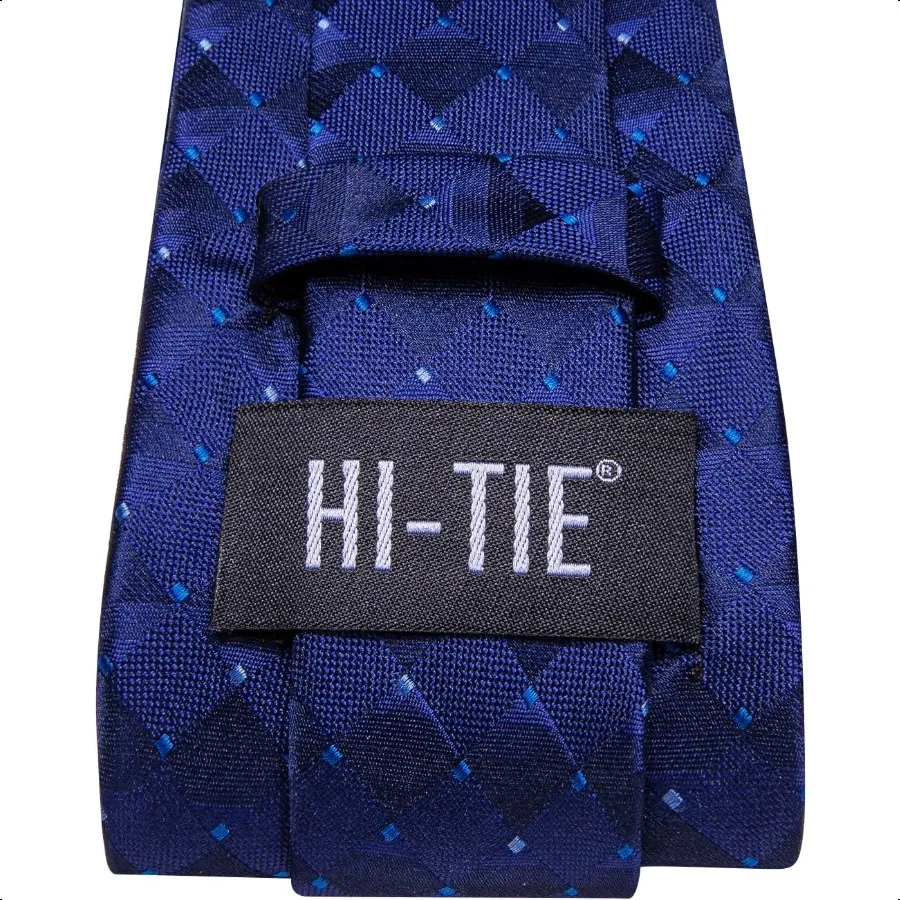 Мужской комплект галстуков HiTie, 63-дюймовый удлиненный галстук, карманный галстук с узором пейсли, квадратные запонки, большой и высокий мужской галстук