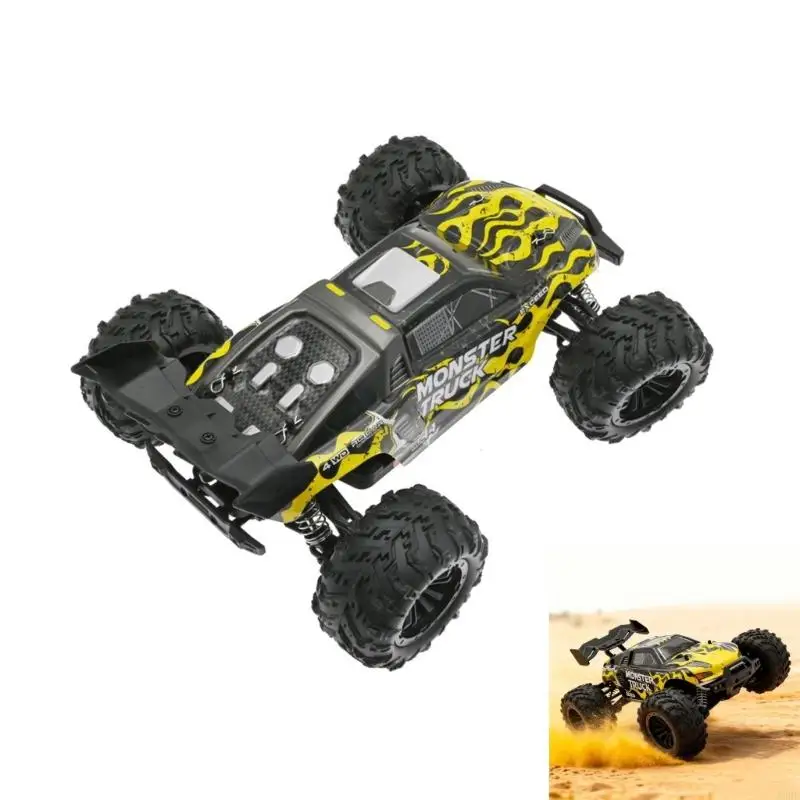 1:16 Scale 4WD High Speed Remote Control Truck All Terrain Off Road Racings Car Outdoor Off-Road Hobby Toy A2UB