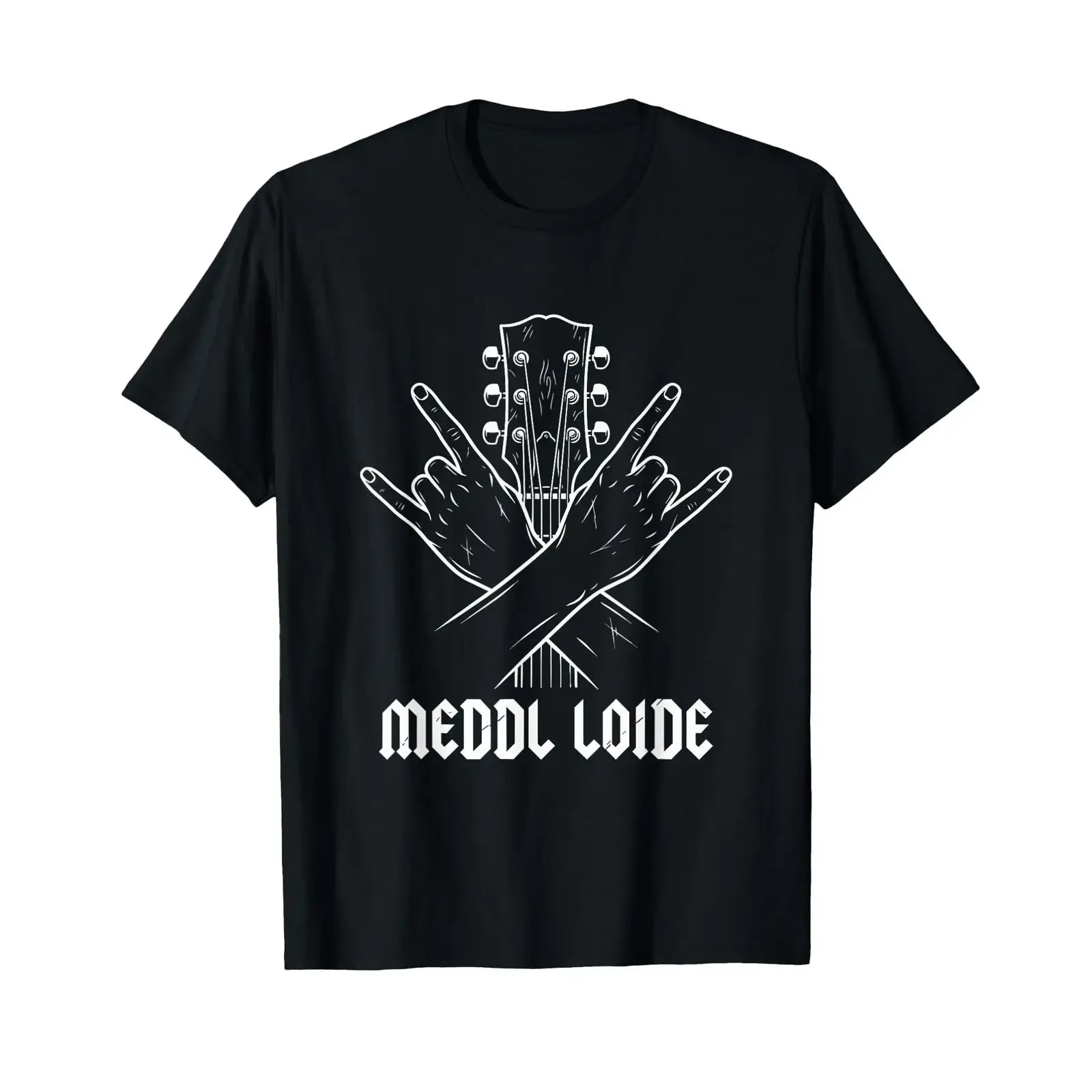 Meddl Loide T Shirt vintage Washed Stretched Versatile Soft Stylish Breathable graphic Slightly streetwear homme