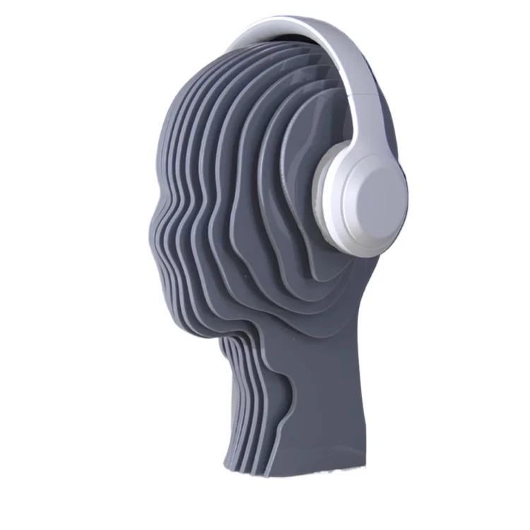 Simple ornaments, model rooms, figures, sculptures, artworks, desks, soft earphones, headsets, brackets.