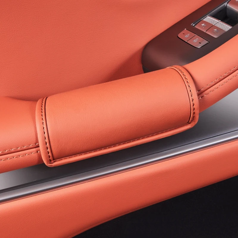 For BYD TANG L EV/DM Sealion 8 2025 2026 Door Handle Gloves Handle Protection Holster Leather Handlebar Grip Cover Accessories