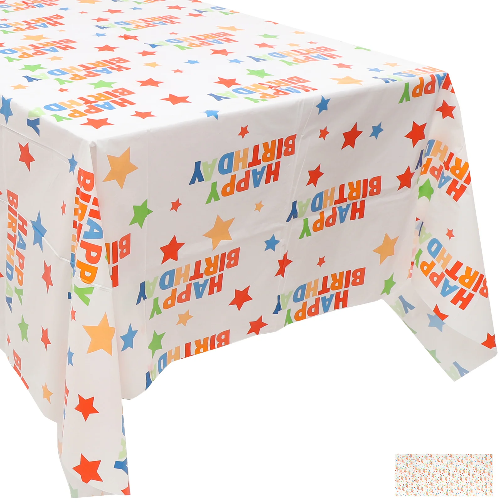 Birthday Party Tablecloth Dining Room Decor Picnic Cover Polyester Delicate Covers for Pool Kids