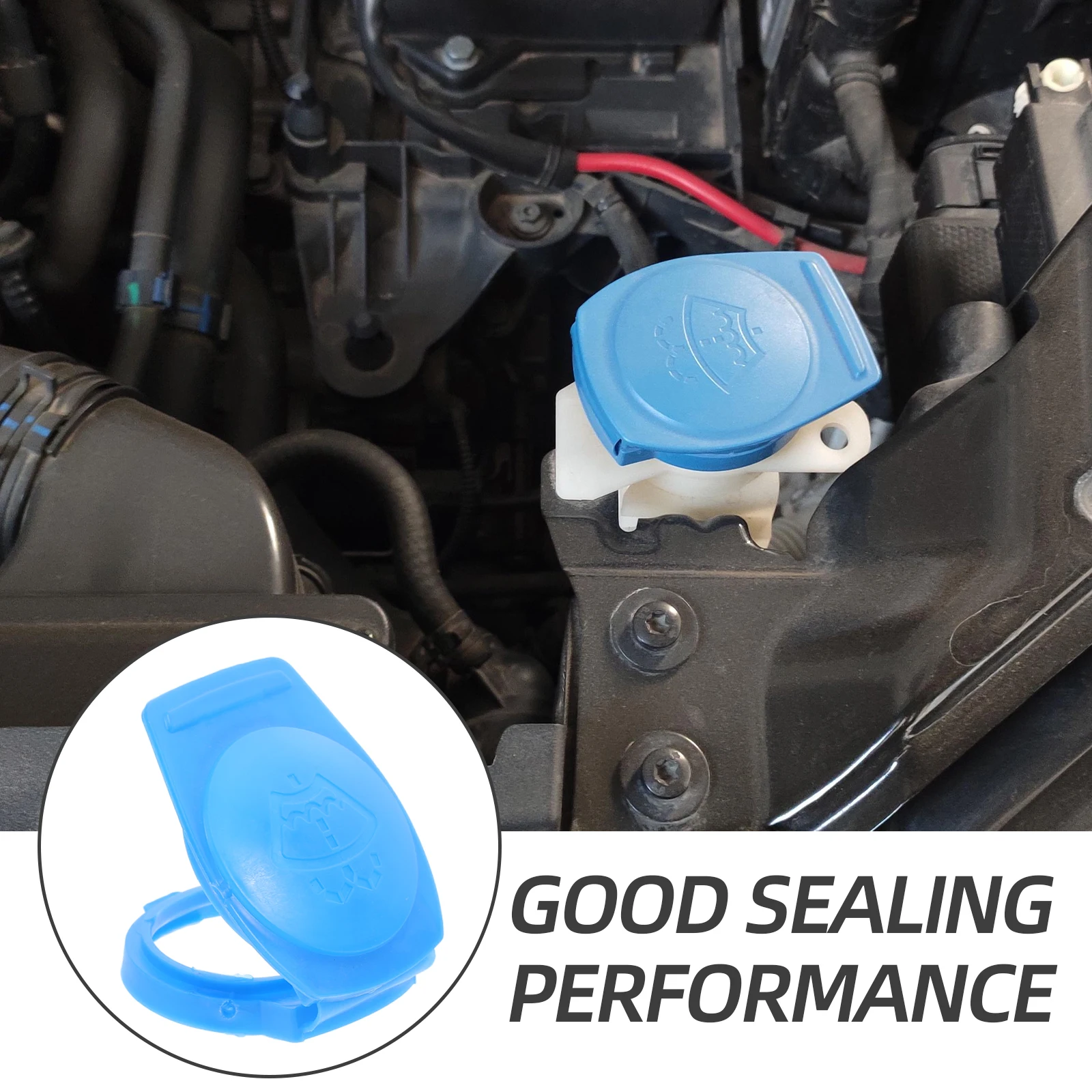 

Windshield Washer Reservoir Cap Car Water Tank Radiator Kettle Lid Fluid Dispenser Parts Durable Easy Installation Leak