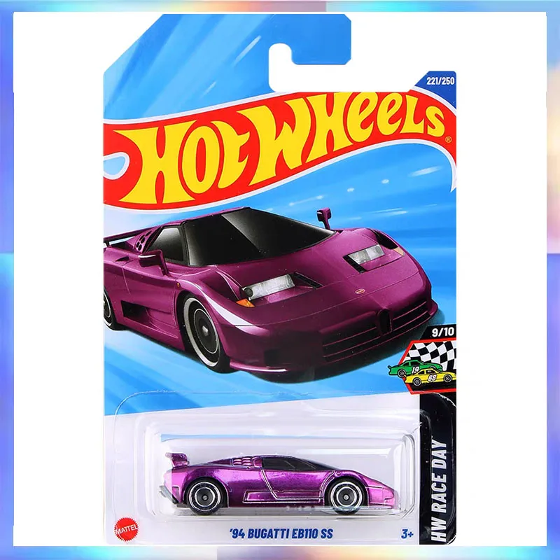 

2025L Hot Wheels TH модель автомобиля Super Treasure Hunt 94 Bugatti EB110 SS Коллекционная модель украшение для комнаты подарок на день рождения для мальчика
