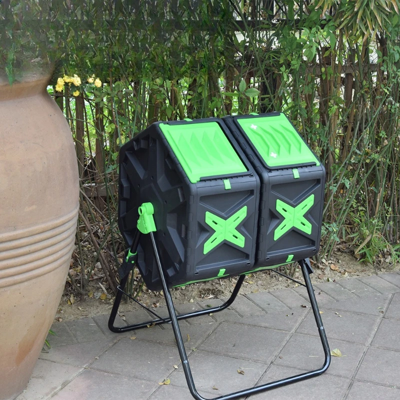 

Compost box American garden products double warehouse large warehouse door compost, flip compost bucket