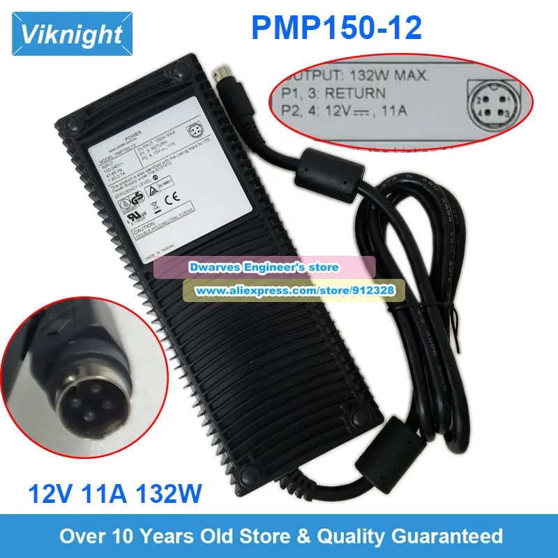 

Genuine PMP150-12 AC Adapter PMP150-12-HI Charger for Protek 4-PIN Power Supply