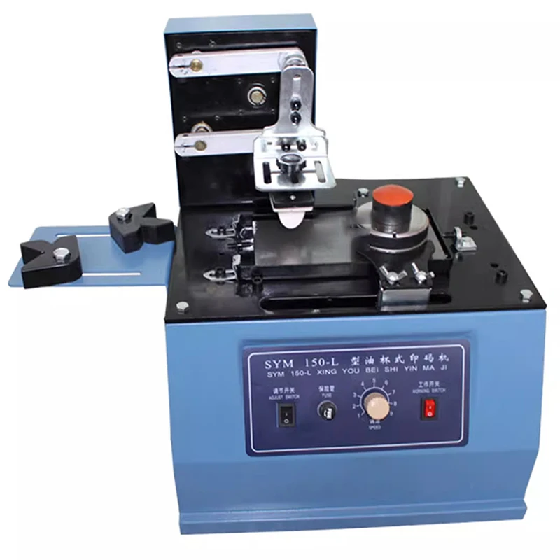 

SYM150-L Long-Plate Electric Oil-Cup Marking Machine Food Bag Marking Machine Automatic Ink Pad Printing Machine