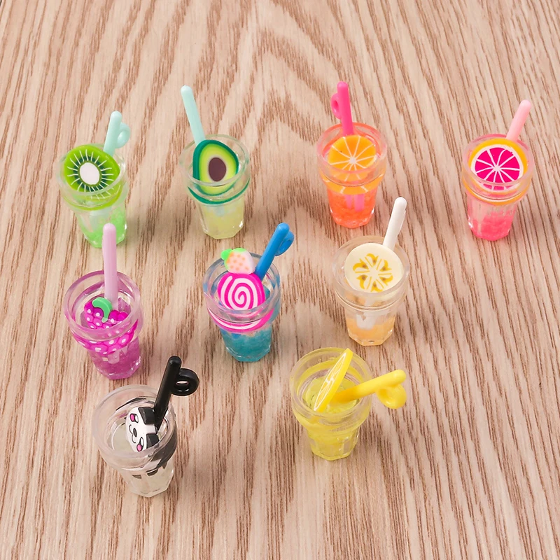 Tusember 10 Stück Glas-Wunschflaschen Bubble-Tea-Anhänger für Ohrringe Armbänder DIY Schlüsselanhänger Anhänger Schmuckherstellung Zubehör – Detail 14