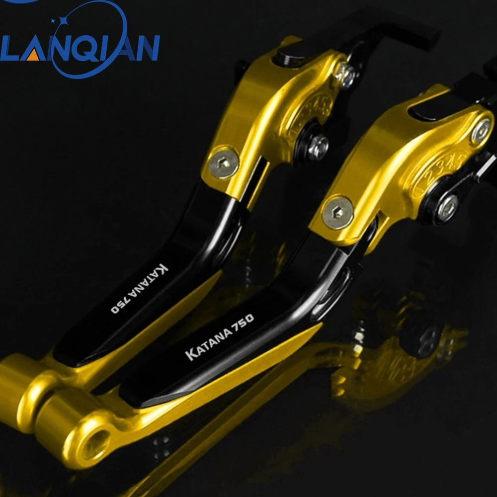 Motorcycle Folding Brake Lever Clutch Lever Set Handle Guard Levers For SUZUKI KATANA750 GSX750F 1989-2007 2006 2005 2004 2003