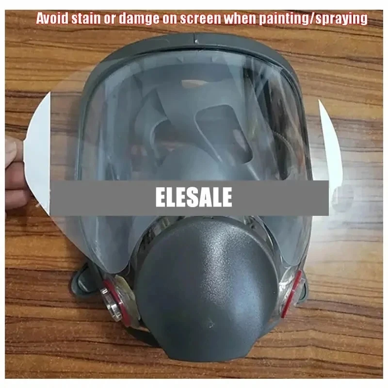 Spraying Mask Transparent Film For 6800 Gas Respirator Anti Scratch Protective Lens Film High Quality Protective Film Protector