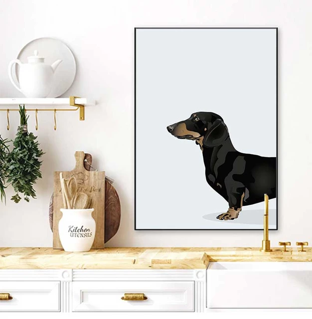 Dachshund top wall decor