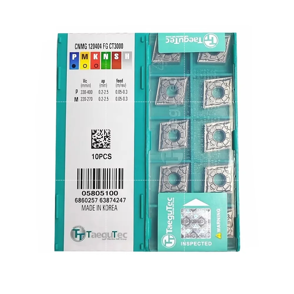 CNMG120404-FG CNMG120408-FG CT3000 سيرميت إدراج أداة تحول خارجية عالية الجودة معالجة الصلب باستخدام الحاسب الآلي أداة مخرطة القطع