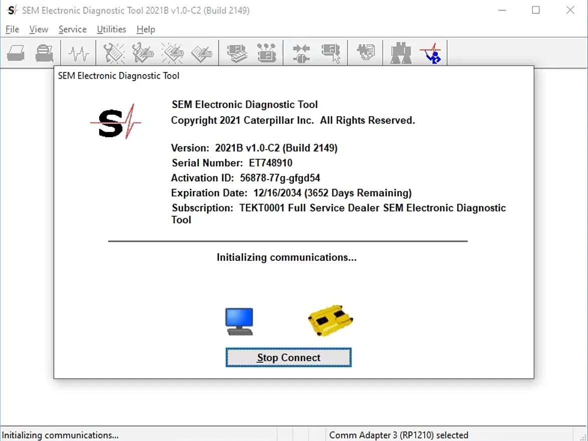 SEM Electronic Diagnostic Tool 2021B 2025A [SEM EDT 2025A]