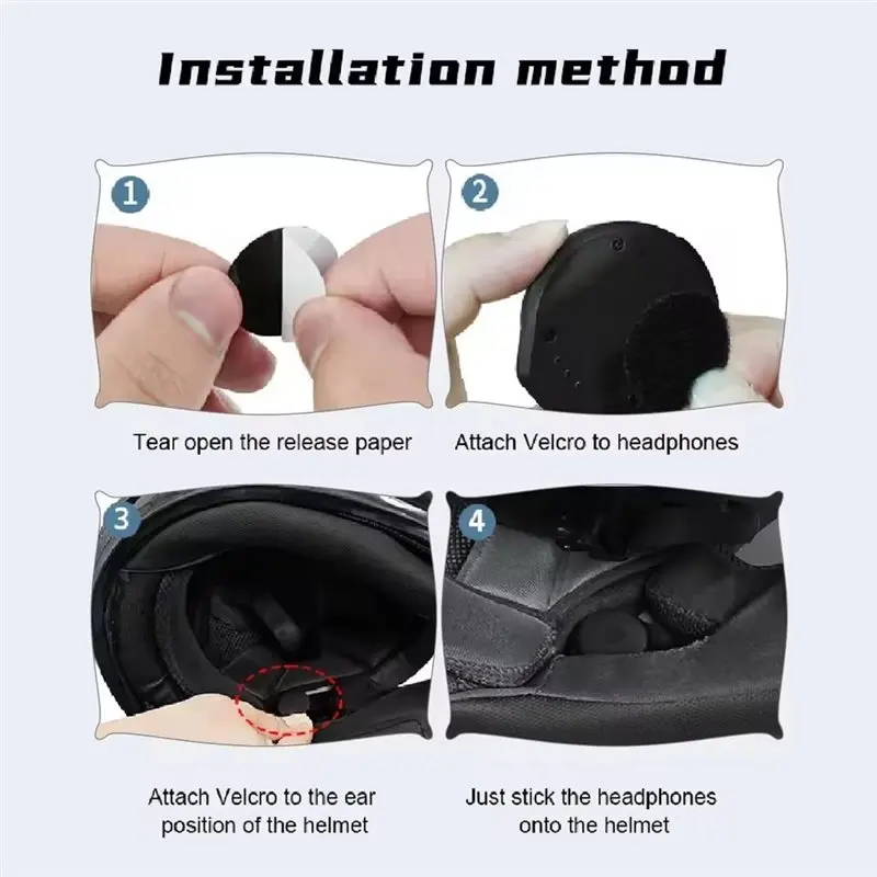 ac29-For Outdoor Sports Motorcycle Helmet Bluetooth Headset Wireless Speaker 50 Hours Battery Life For Skiing Climbing