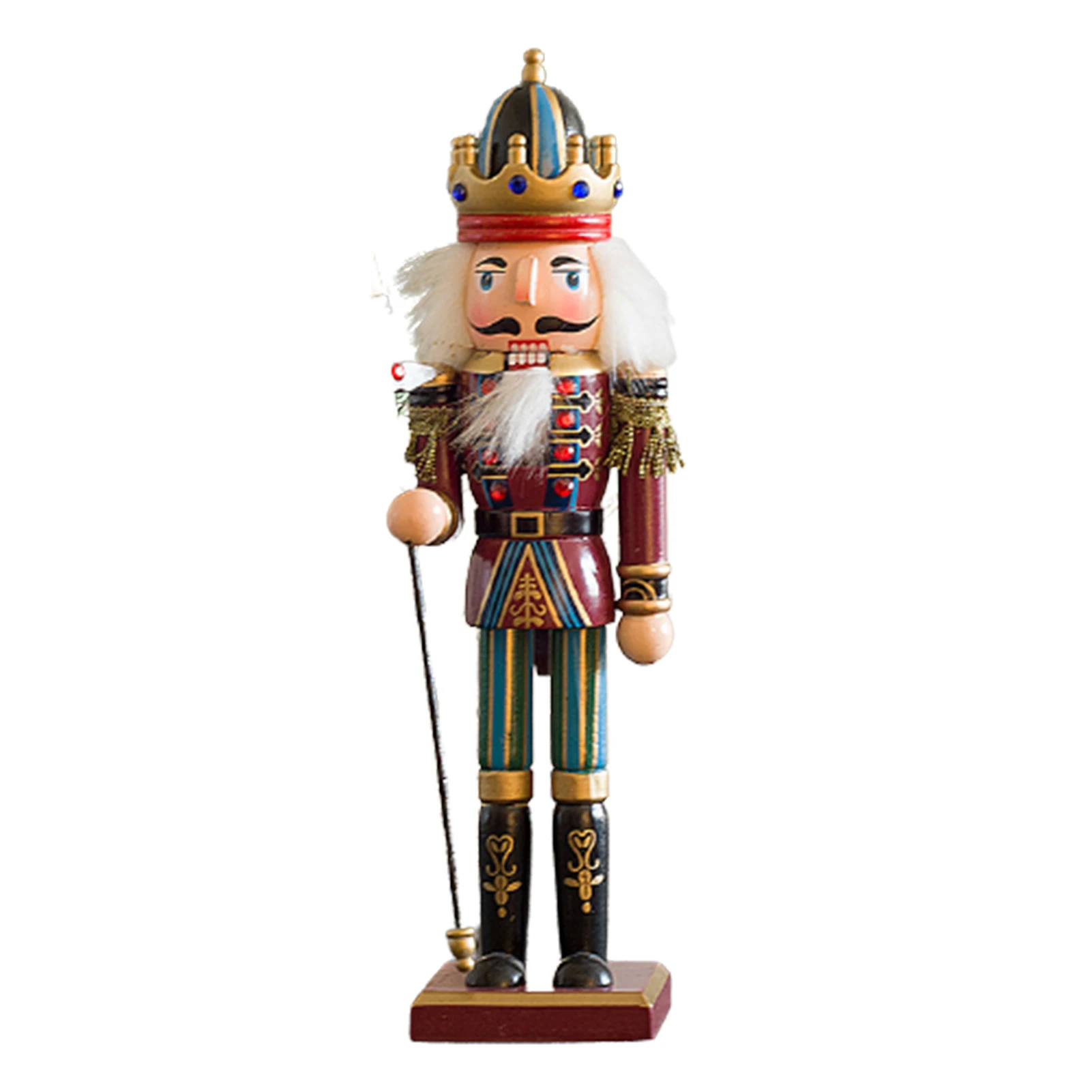 30CM Nutcracker Soldier Doll Soldier Figures Table Decorations for Family Friends Neighbors Gift DIN889