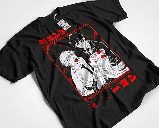 

Chainsaw Man cotton anime Shirt