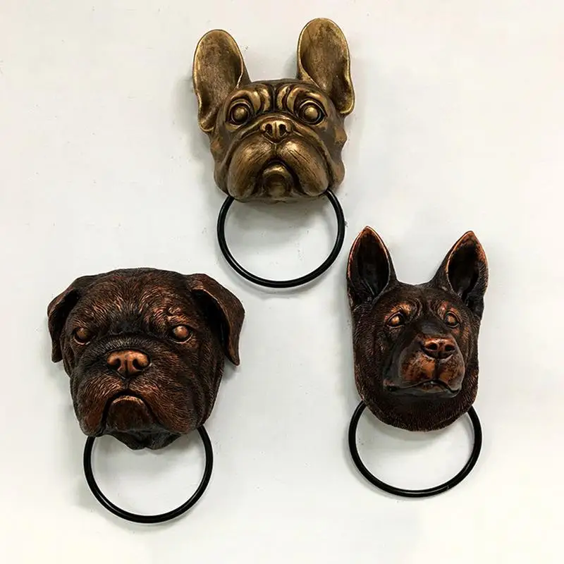 Resin Door Knocker Easy Clean Large Attractive Sculpture Door Knocker Gate Knocker For Front Door Decorating Supplies