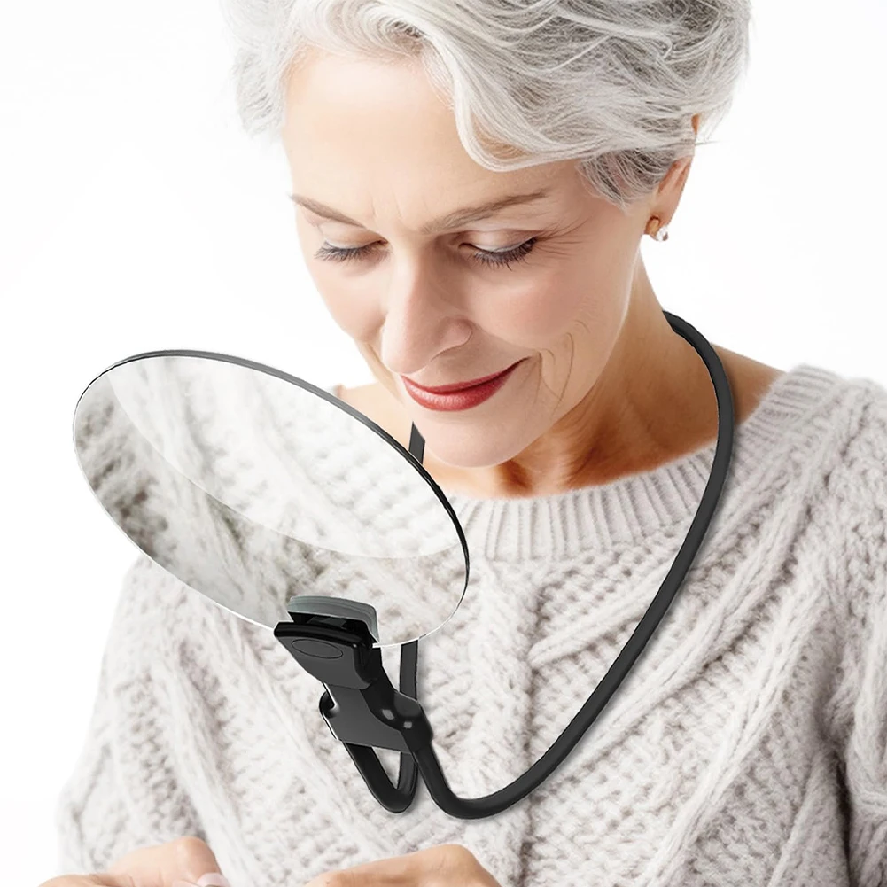 5X الرقبة ارتداء عدسة مكبرة قابل للتعديل 13 سنتيمتر الخياطة التطريز المكبر إبرة عدسة مكبرة عبر غرزة اكسسوارات