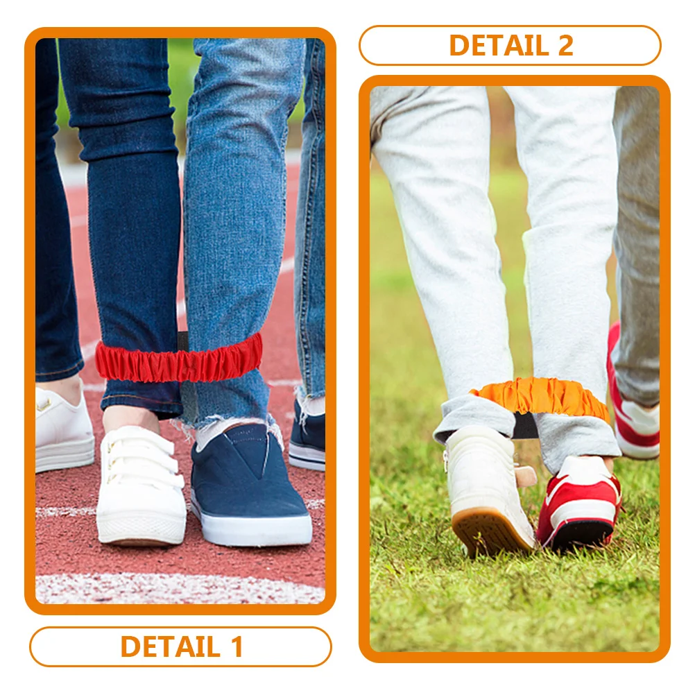 Two-person Three-legged Leggings Race Ropes Elastic Tie Wear-resistant Bands Teamwork Training Competition