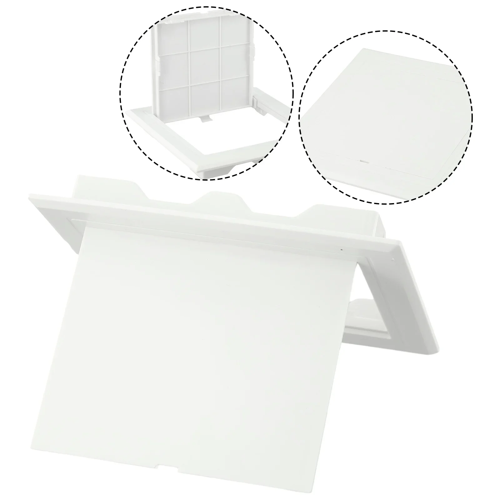 ABS Hinged Inspection Panel for Drywall and Plaster Surfaces Enabling Quick to Valves and Utility Installations