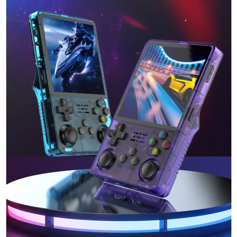 R36PLUS Handheld Game Console 4.0inch IPS Screen 20000+ Games PK R36S Portable Pocket Video Player Kids Gift Linux System
