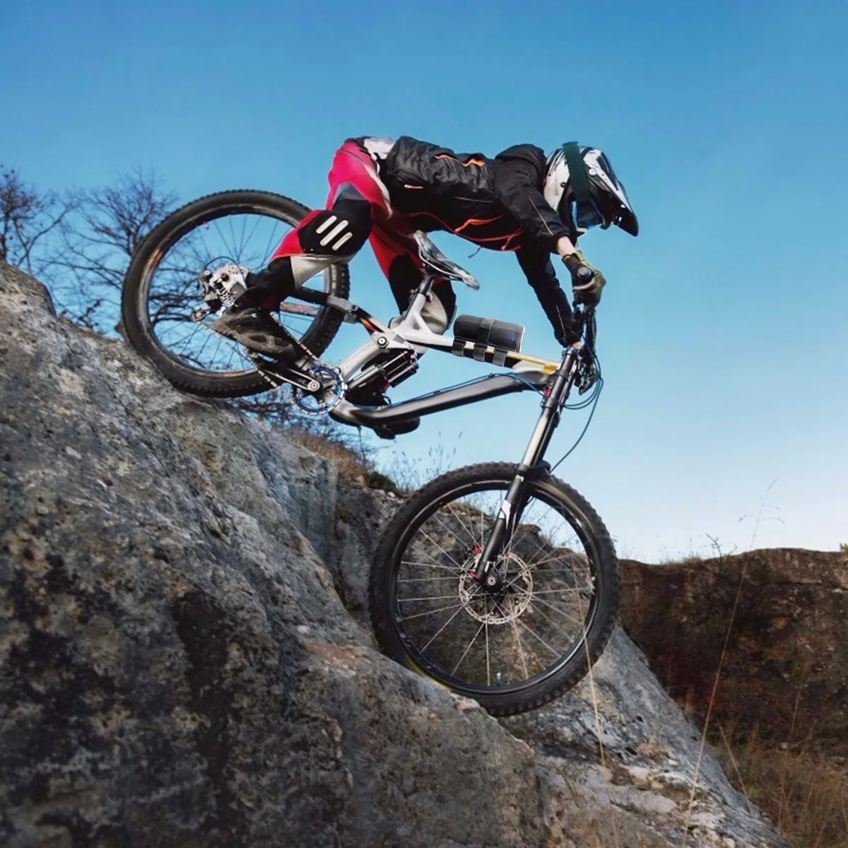 

1Pcs Bike Strap Portable Buckled Sticker Fixed Tape Lightweight Durable Bicycle Tie Rope for Kettle Security Packing Fixed Belt