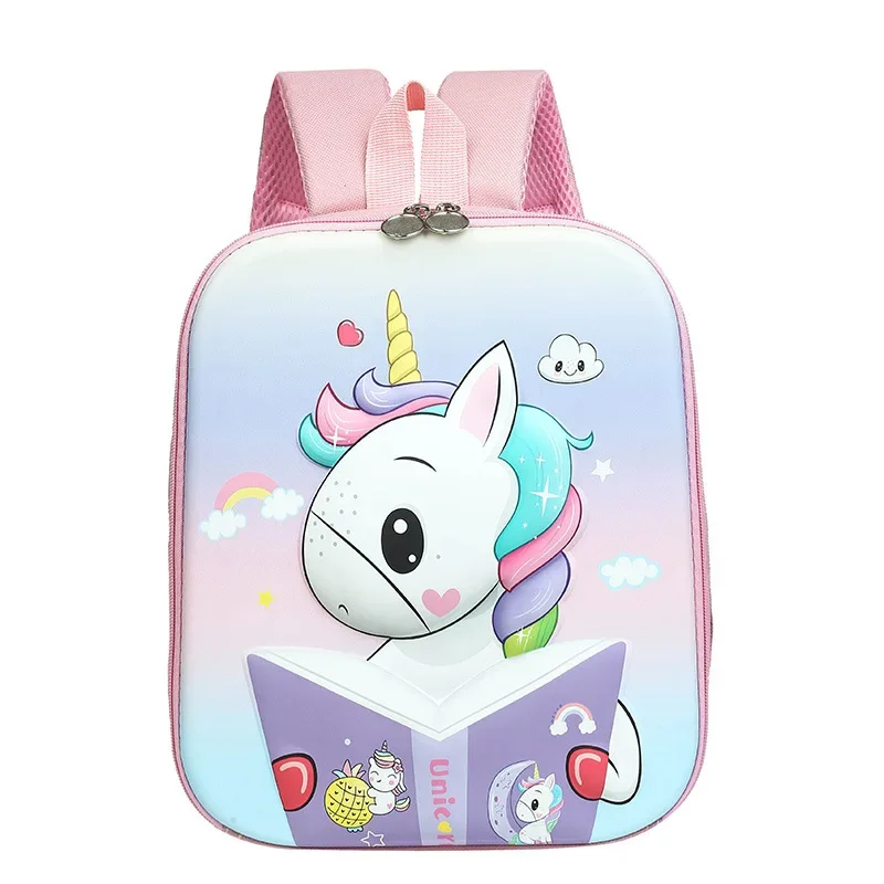 Cartoon Egg Shell Children's Backpack Boy Girl Unicorn Astronaut Kindergarten Daypack Schoolbag