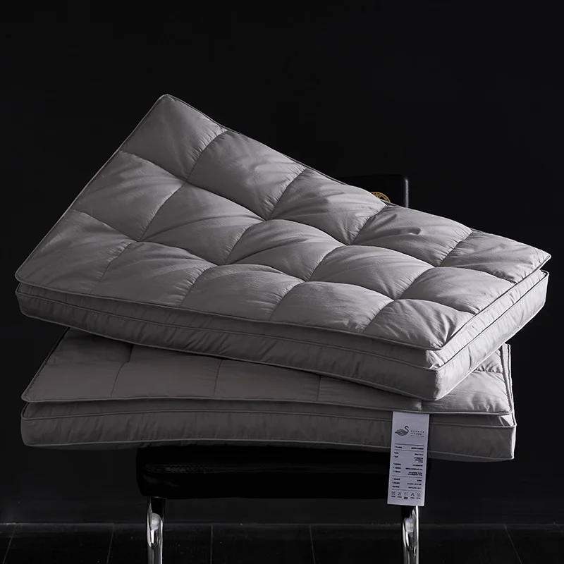 95 White Goose Down Antibacterial Sleeping Pillow Luxury Comfortable Hotel Bed Pillows