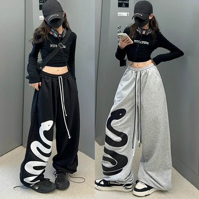 

2025 New Modern Jazz Dance Costumes For Girls Group Crop Tops Loose Pants Practice Suit Hip Hiop Performance Clothing DQS18366
