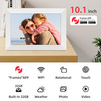 10inch WIFI Digital Photo Frame Frameo APP With 32G memory For Family Life Sharing Gift for Loved One(if Black color pls noted)