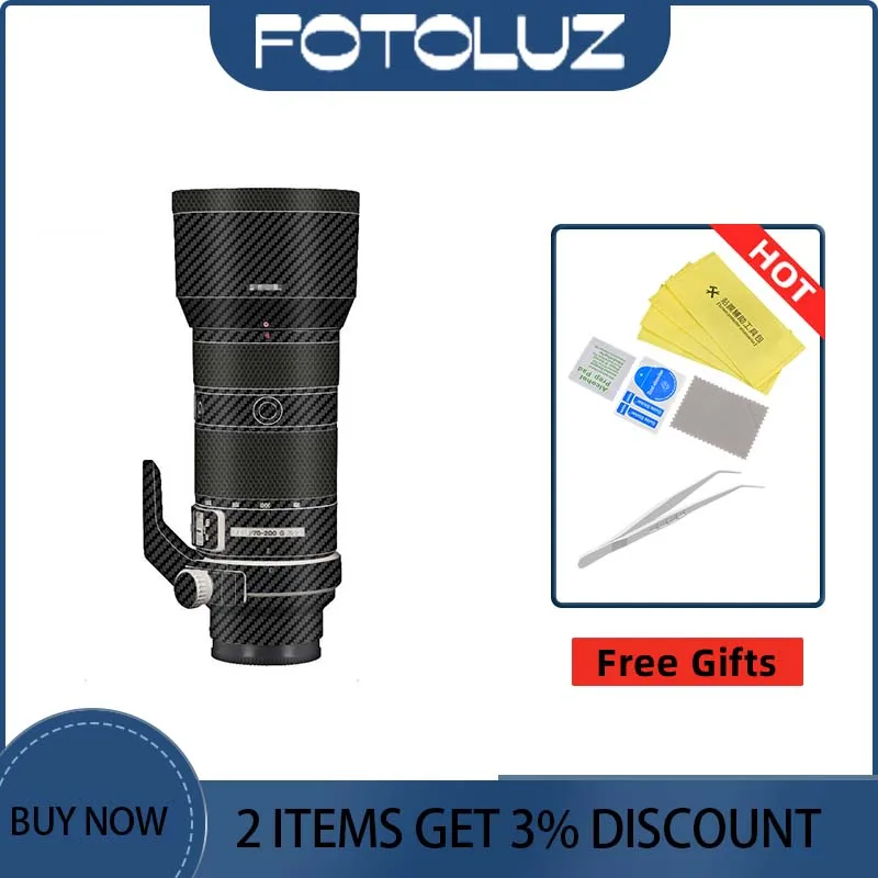 카메라 렌즈 랩 스킨 필름 보호 커버, 스크래치 방지 렌즈 스킨 스티커, 소니 FE70-200mm F4 70-200mmF4 70-200F4 702004