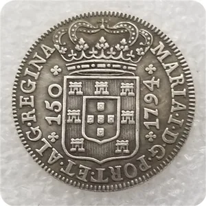 Portugal 1794 Silbermünzen Dekoration für Haushandwerkswährung Magie Zauberer Collective Mint Weihnachtsgeschenke #982 10 Hauptverkaufsmünzen Portugal - №1